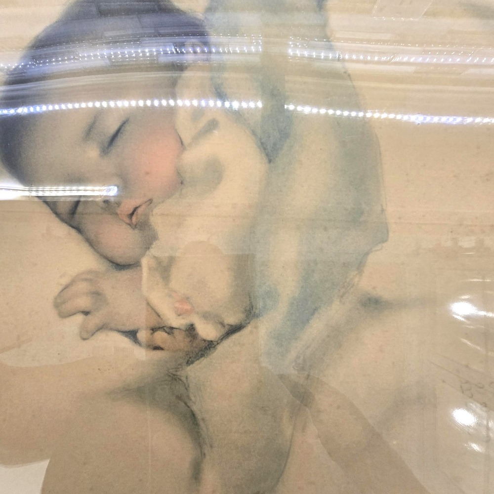 1920 Antique 650 Bessie Pease Gutmann A Little Bit of Heaven Original Framed - Picture 10 of 16